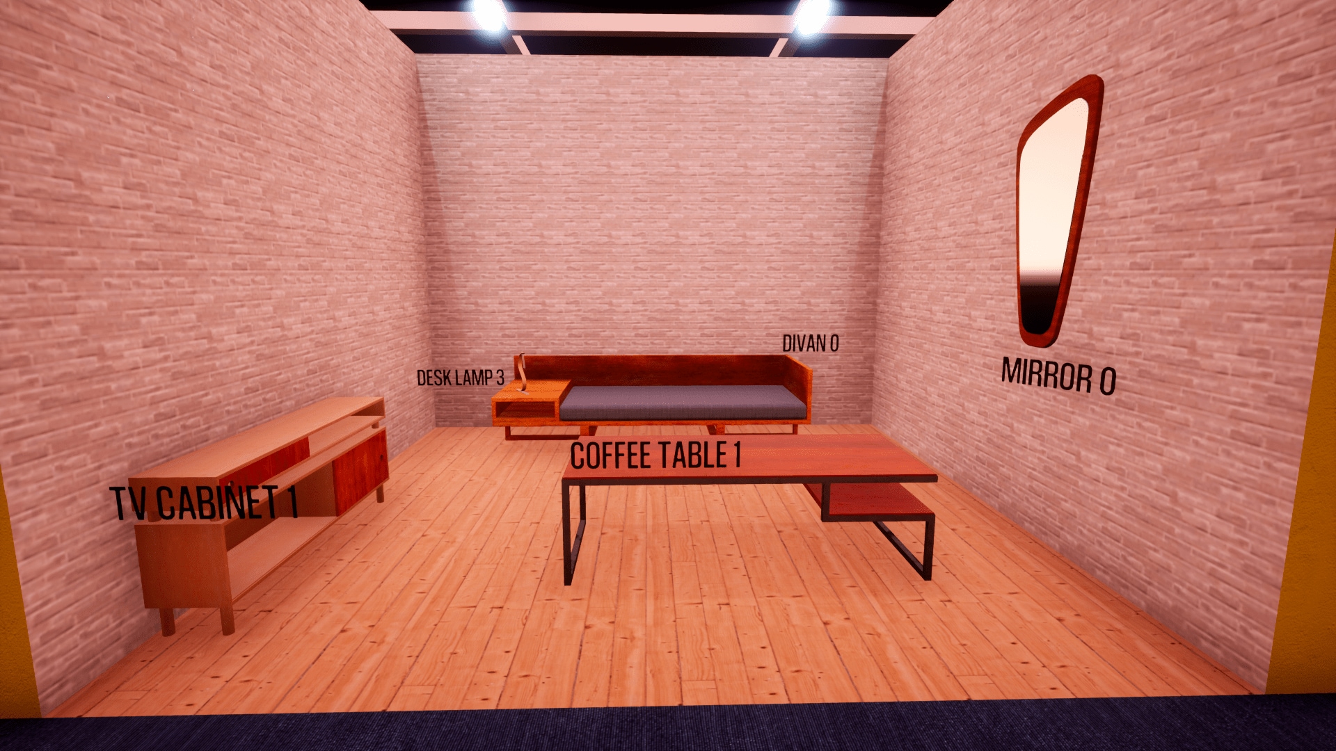 Furniture Project Pack 100 Different Assets Modern Modular House in